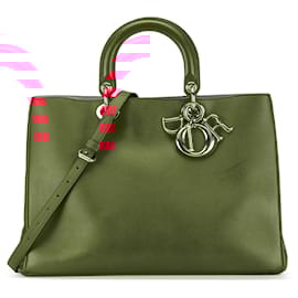 Dior-DIOR Handbags T.  Leather-Red