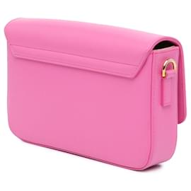 Jacquemus-Pink Jacquemus Calfskin Le Carinu Shoulder Bag-Pink