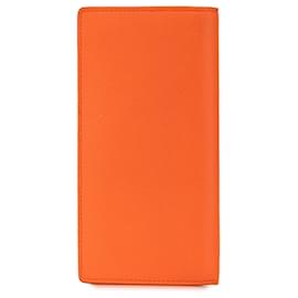 Louis Vuitton-Orange Louis Vuitton Aerogram Brazza Wallet-Orange