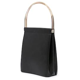 Cartier-Black Cartier Leather Trinity Handbag-Black