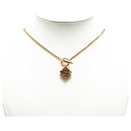 Goldplattierte Anagramm-Pendelkette von LOEWE Golden