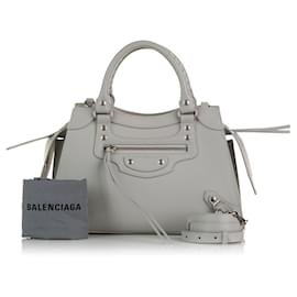 Balenciaga-Gray Balenciaga Neo Classic City Bag-Other