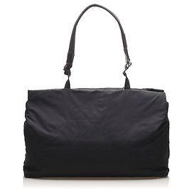 Salvatore Ferragamo Sac cabas en nylon noir Ferragamo Noir