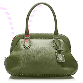 Fendi-Sacs à main FENDI T. Cuir-Rouge