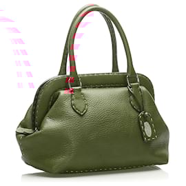 Fendi-Sacs à main FENDI T. Cuir-Rouge