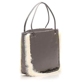 Prada-PRADA Handbags T.  Cloth-Grey
