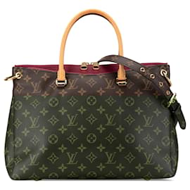 Louis Vuitton-Brown Louis Vuitton Monogram Pallas MM Satchel-Brown