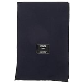 Fendi-FENDI Scarves T.  Cashmere-Navy blue