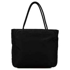 Prada-Black Prada Tessuto Tote-Black