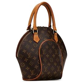 Louis Vuitton-Brown Louis Vuitton Monogram Ellipse PM Handbag-Brown
