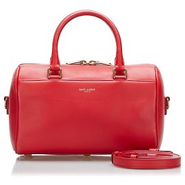SAINT LAURENT Sacs à main T. Cuir Rouge