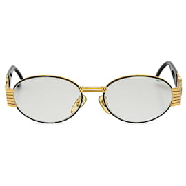 Fendi-Gold Fendi Oval Eyeglasses Sunglasses-Golden