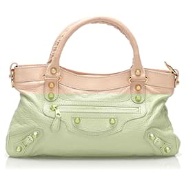 Balenciaga-BALENCIAGA Handbags T.  Leather-Cream