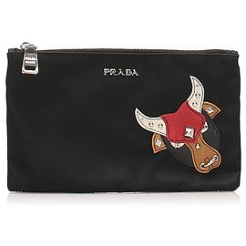 Pochette Prada Tessuto noire Noir
