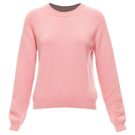 Alexandra Golovanoff Tricot Parisiens Pull à Manches Longues Rose Rose