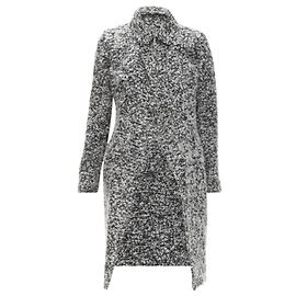 Dior Homme Aw 2009 Hedi Slimane Grey Wool Boucle Coat Xxs Jp38 Grey