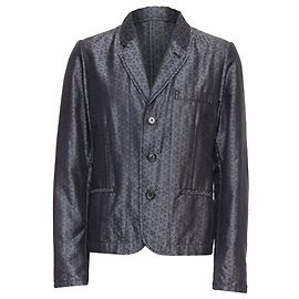 Blazer de brocado floral geométrico gris vintage Ann Demeulemeester Gris