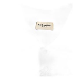 Polo Saint Laurent Paris Cassandre en algodón negro Negro