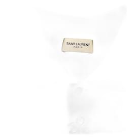 Saint Laurent-Saint Laurent Paris Cassandre Polo Shirt in Black Cotton-Black