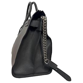 Saint Laurent-Saint Lauren Sac De Jour 48H Duffle Bag in Black Calfskin Leather-Black