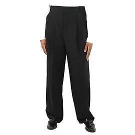 Joseph Schwarze taillierte Hochbundhose - Größe UK 14 Schwarz