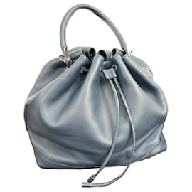 Louis Vuitton-Louis Vuitton Noé Haute Maroquinerie Bucket Bag Shoulder Bag-Blue