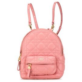 Dior Pink Mini Cannage Dioramour Backpack Pink