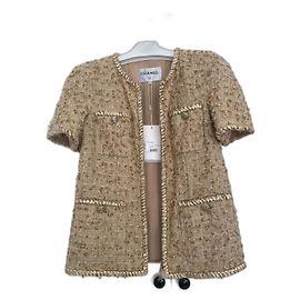Chanel Chaqueta Dorada de Pasarela 2019 Dorado
