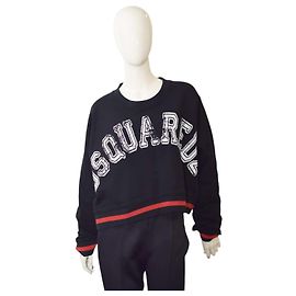 Dsquared2 Black Logo Short Sweatshirt Black