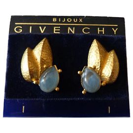 Givenchy Earrings Light blue Gold hardware