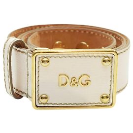 Dolce & Gabbana Gürtel Weiß
