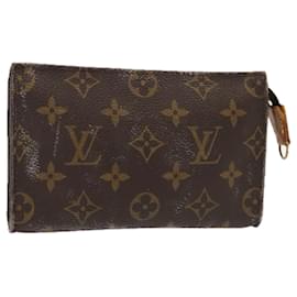 Louis Vuitton-LOUIS VUITTON Monogram Bucket PM Accessory Pouch LV Auth 87788-Monogram