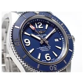Breitling-BREITLING Superocean Automatic 44 blue A17367 '21 Mens-Silvery