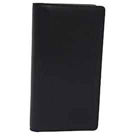Louis Vuitton-LOUIS VUITTON Taiga Agenda Poche Note Cover Ardoise R20425 LV Auth 89057A-Grey