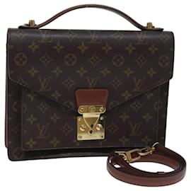 Louis Vuitton-LOUIS VUITTON Monogram Monceau 28 Hand Bag 2way M51185 LV Auth yk14788-Monogram