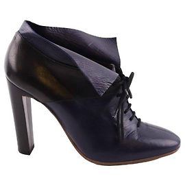 Michel Perry Botas de cuero Negro