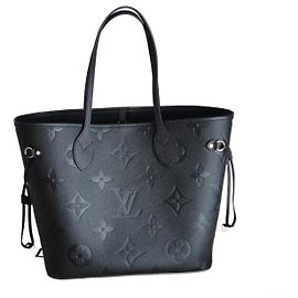 Neverfull MM Monogram Empreinte Noir avec facture Louis Vuitton Noir