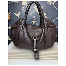 Fendi-Fendi Spy bag Dark brown-Dark brown