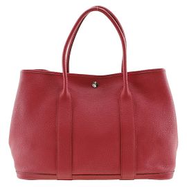 Hermès Hermes Garden PM Tote Bag Red Other
