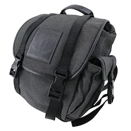 Chanel-Chanel Black Canvas Backpack-Black