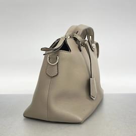 Fendi-Sac à main Fendi By The Way en cuir greige pour femmes-Gris