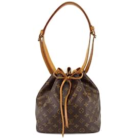 Louis Vuitton-Louis Vuitton Petit Noe Women's Tote Bag-Brown,Monogram