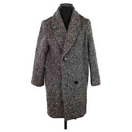 Claudie Pierlot-Anthracite coat-Dark grey
