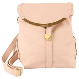 See by Chloé Leder-Rucksack Pink