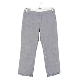 Chloé-Straight cotton pants-Blue