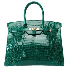 Hermès Borsa HERMES Birkin 35 in Coccodrillo Verde - 102155 Verde