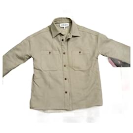 Loewe-Blazers Jackets-Cream