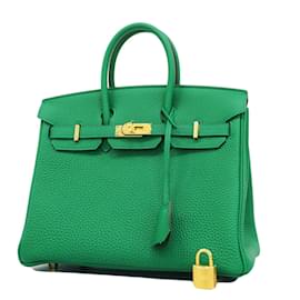 Hermès-Hermes Birkin 25 Handbag in Mint Green-Other