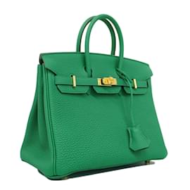 Hermès-Hermes Birkin 25 Handbag in Mint Green-Other