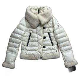 Moncler puffer jacket white White